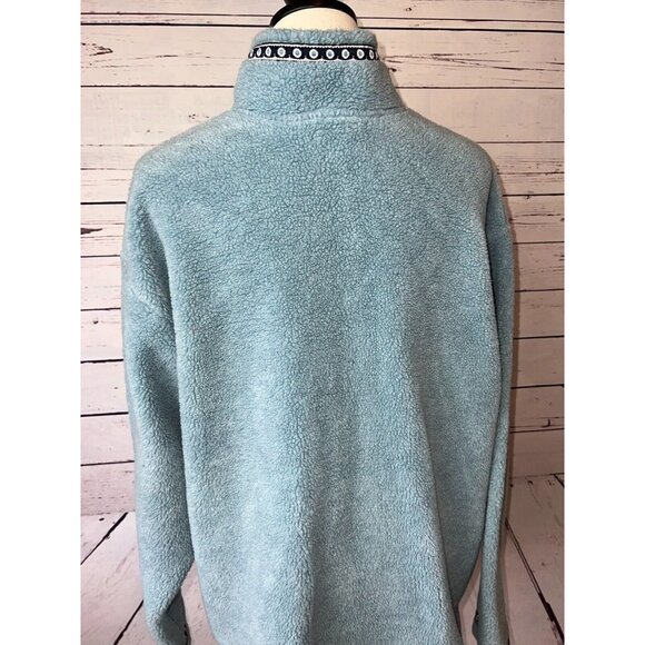 Title Nine Sports Half Zip Sherp Fleece Sweatshirt‎ Shacket XL Extra Large Teddy - Picture 3 of 10